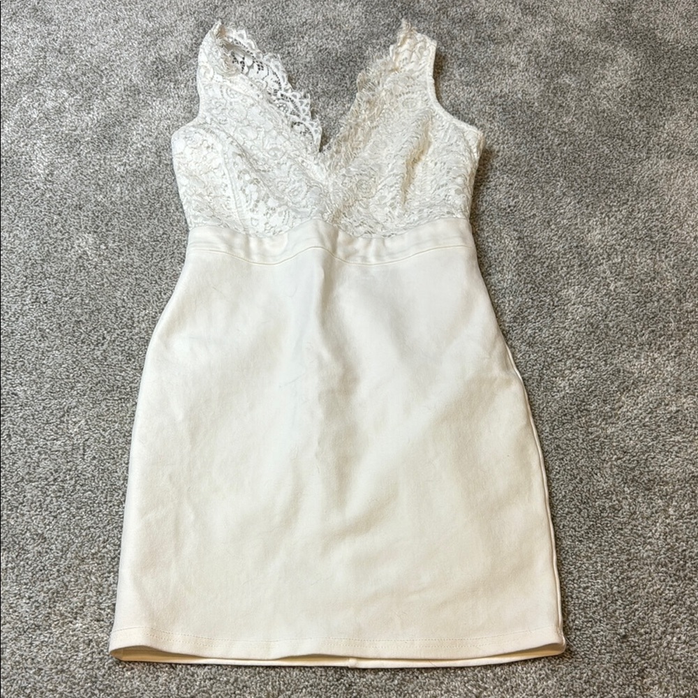Windsor Lace Top Pencil Dress